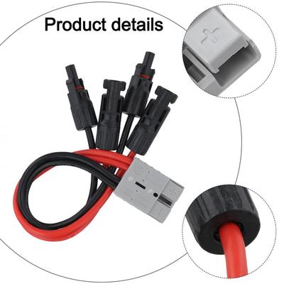 Câbles en cuivre étamé en 50A Pour Cordon d'extension Anderson vers connecteur solaire