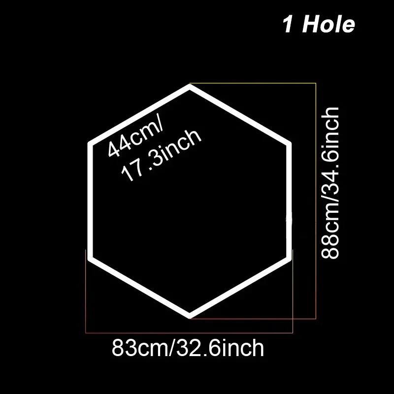 

LED Ceiling Lamp 6500K High Bright Hexagram Garage Light 110-240V Hexagon Lights Creative Warehouse Car Shop Exhibition Hall