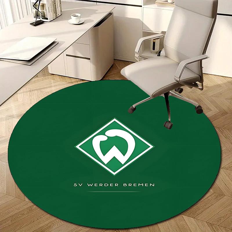 1 Stück Fußballmannschaft (59) Design Bedruckter Bereich Runder Teppich für Schlafzimmer Wohnzimmer Heimdekoration Teppiche Matte Rutschfeste Matte Teppich für das Bett
