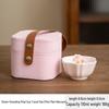 Pink Flower Petal Chinese Style Tea Cup for Personal Use
