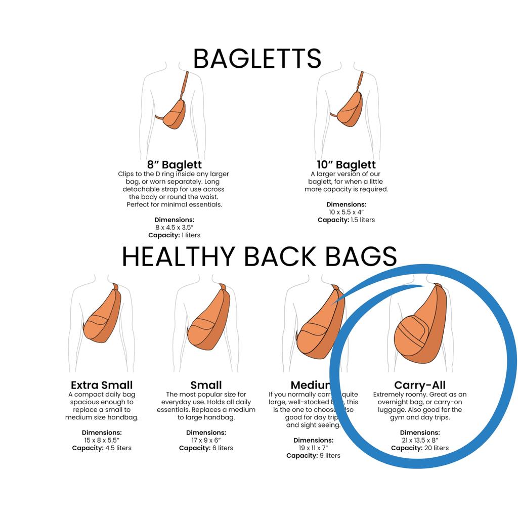 HEALTHY BACK BAG Big Bag, Black, Large, 44315