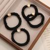 2Pcs Heart Round Headband Hair Ring Head Rope Fashion Headwear For Girl Sweet Rubber Band Hair Accessories