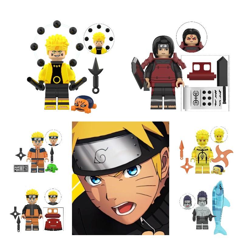 Kdl806 Naruto Anime Ninjutsu Building Blocks Toy Abs Plastic Diy Export Type