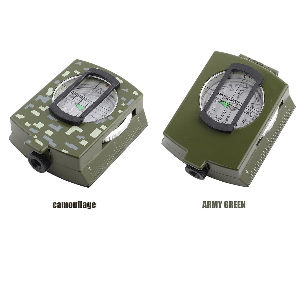 2Colors Outdoor Military Sighting Night Light Lensatic Waterproof Compass