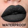 Wasserdichter Glitzer-Lippenstift Sexy Schwarzer Lipgloss Glänzende Lippenfarbe Kosmetik Halloween Lippen Make-up
