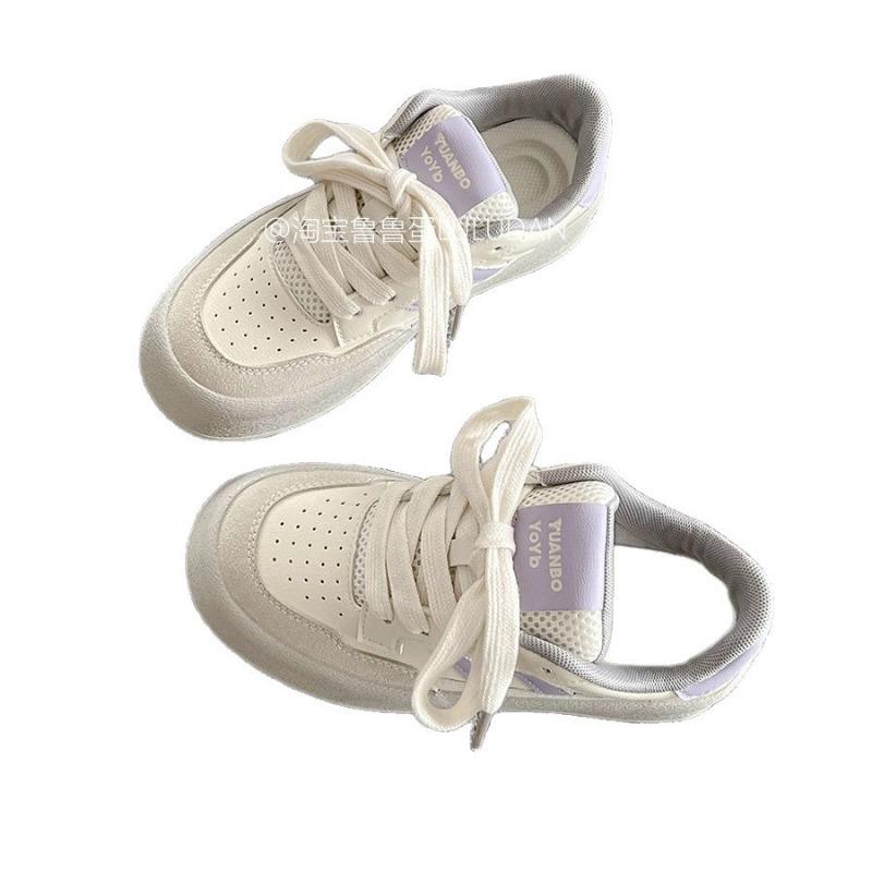 Spring casual board shoes women's new niche versatile shoes platform white shoes