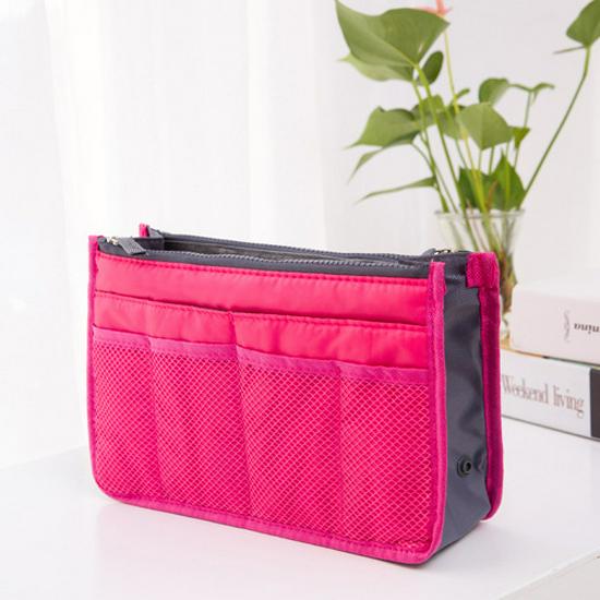 Double Zipper Multi-Purpose Bag: Storage, Cosmetic, Sponge, and Liner Bag
