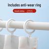 Silent Roman Rod Curtain Rings - Thickened Nano Buckles for Universal Curtain Hanging
