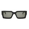 Celine Occhiali da Sole Rettangolari Specchiati con Logo Occhiali da Sole Uomo Nero CL40280U01A