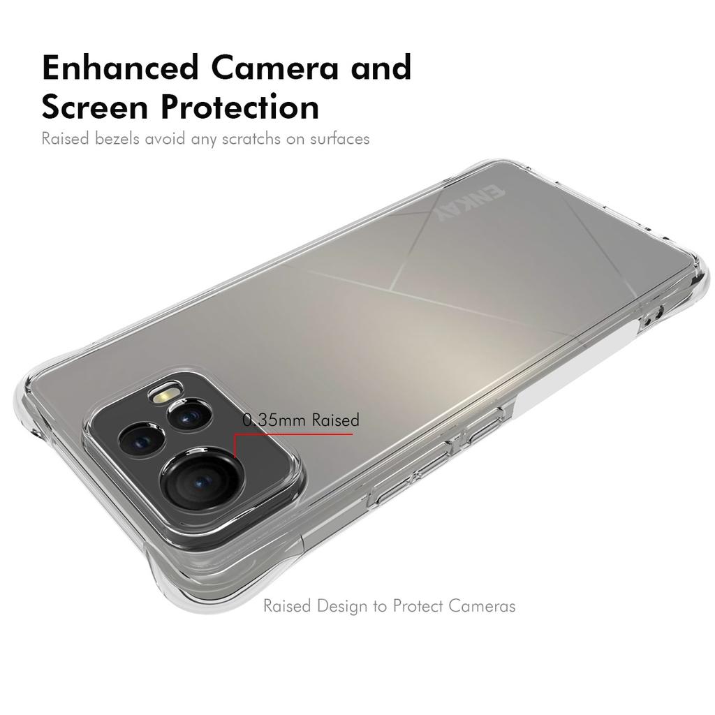 For Asus Zenfone 12 Ultra 5G Clear Phone Case ENKAY HAT PRINCE Shockproof Anti-slip TPU Cover
