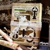 50 Sheets Vintage Large Size Journal Collage Stickers, Mixed Various Patterns, Journal DIY Decoration Material Set