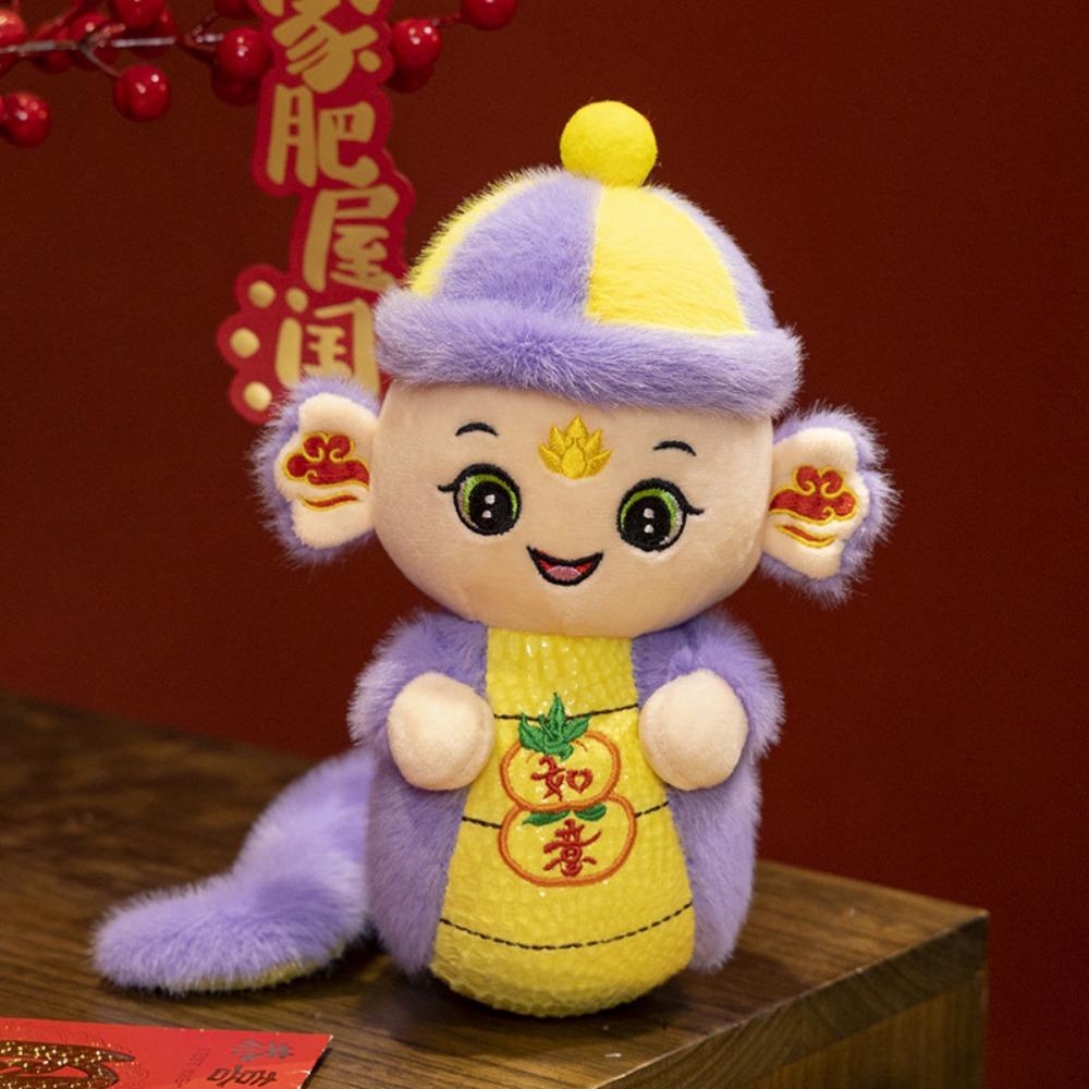Good Luck Snake Year Mascot Toy Wealth Lucky Snake Doll Plushies Snake Year Plush Toy  Home Decor