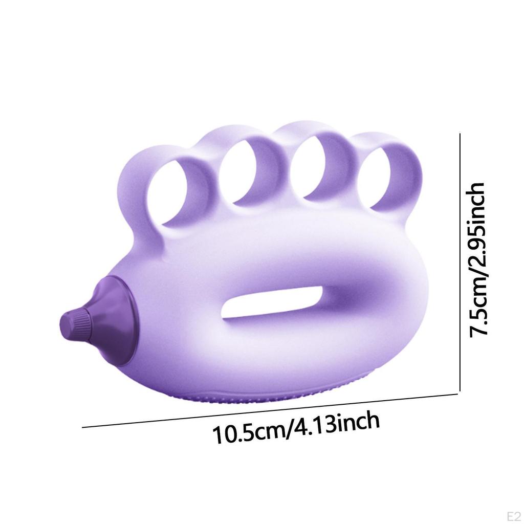 Children's Grip Strength Trainer, Silicone Finger Exerciser with Variable Resistance