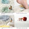 Modern Minimalist Thickened Microfiber Bath Mat TPR Non-slip Design Shower Room Door Mat Non-slip Absorbent Bathroom Rug