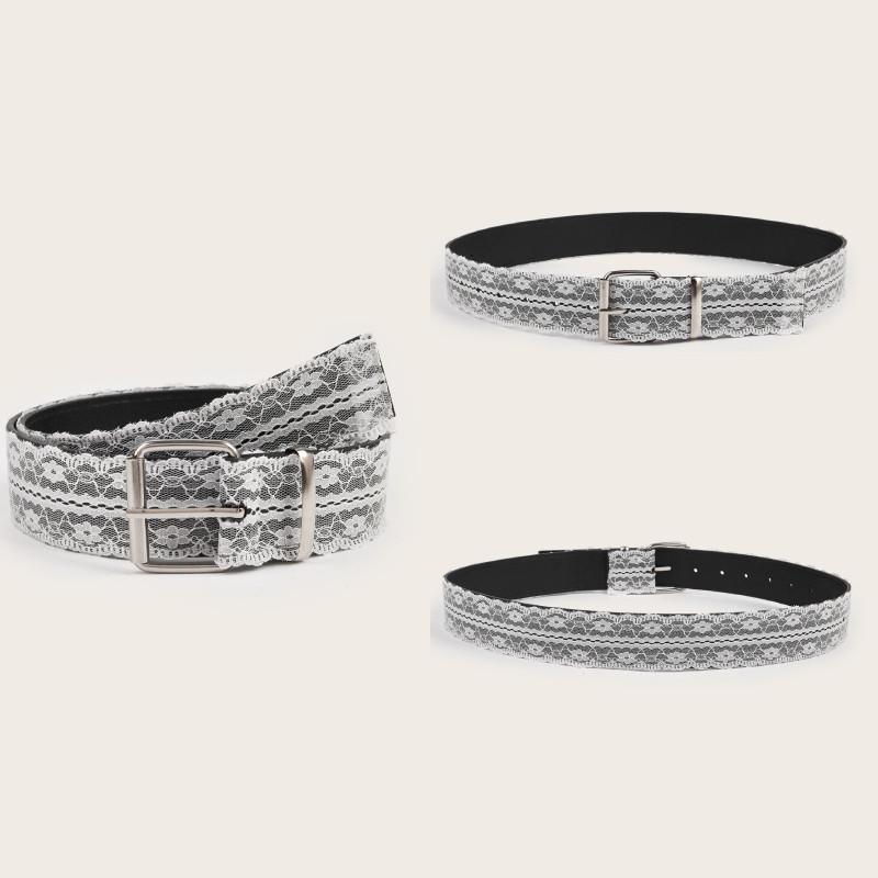 Lace Flower Simple And Element Design Women Casual Waist Belt For Daily Use