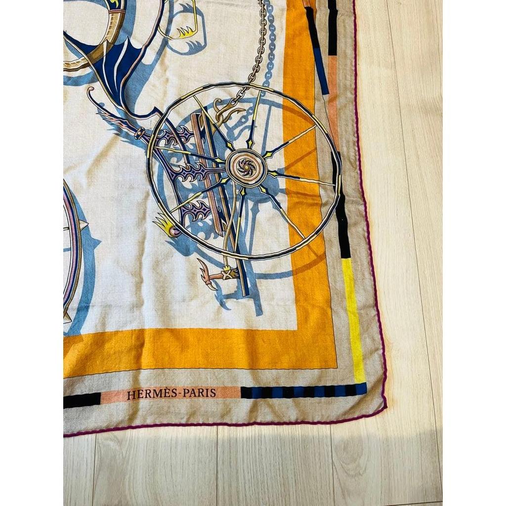 Used HERMES cashmere silk stole