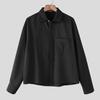 INCERUN S-5XL Men Turn Down Collar Long Sleeve Buttons Loose Casual Shirts Tops