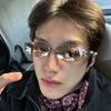 Retro frameless rectangular metal avant-garde fashionable sunglasses pentagram YK technology cool sunglasses