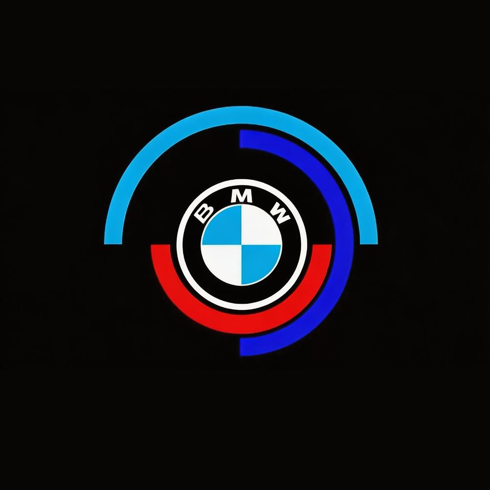 LED Car Door Welcome Projector Lights HD Laser Ghost Shadow Logo Lamp Accessories For BMW E90 G80 M3 G30 M5 F82 F83 F20 F21 G42 AE2