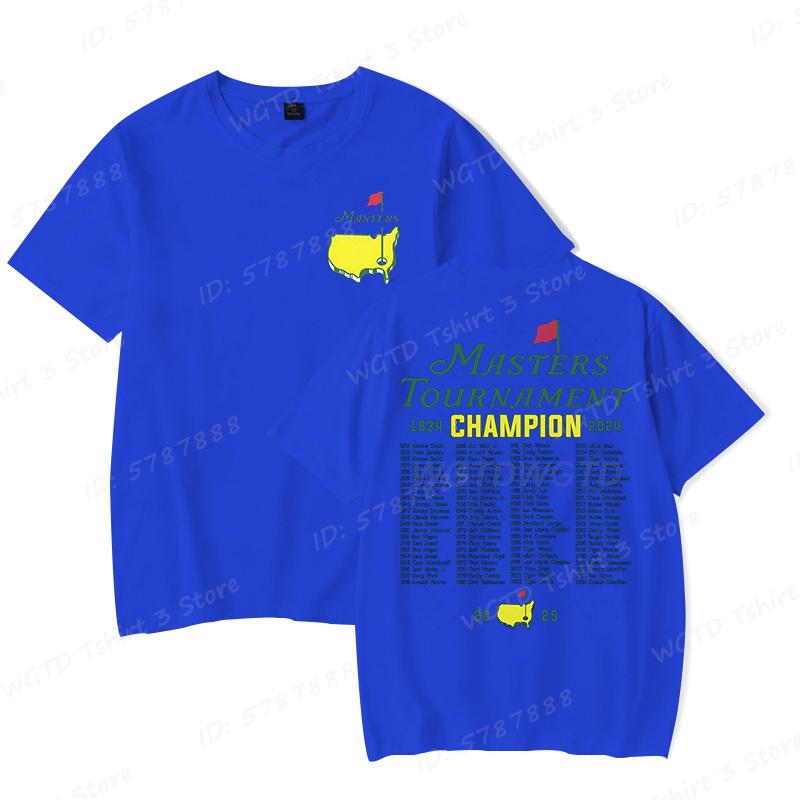 The Masters Golf Tournament Augusta National Champions of Golf TShirt for Men Women Graphic T Shirts Fashion Unisex Tees Tops