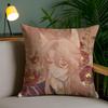 H-Honkai Star R-Rail Cushion Cover Soft Short Plush Double-Sided Printing Home Decor Machine Washable Pillow Case Gift