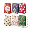 12 Stück Weihnachtsgeschenktüten Süßigkeitenverpackung mit Aufklebern Goody-Verpackungsbeutel