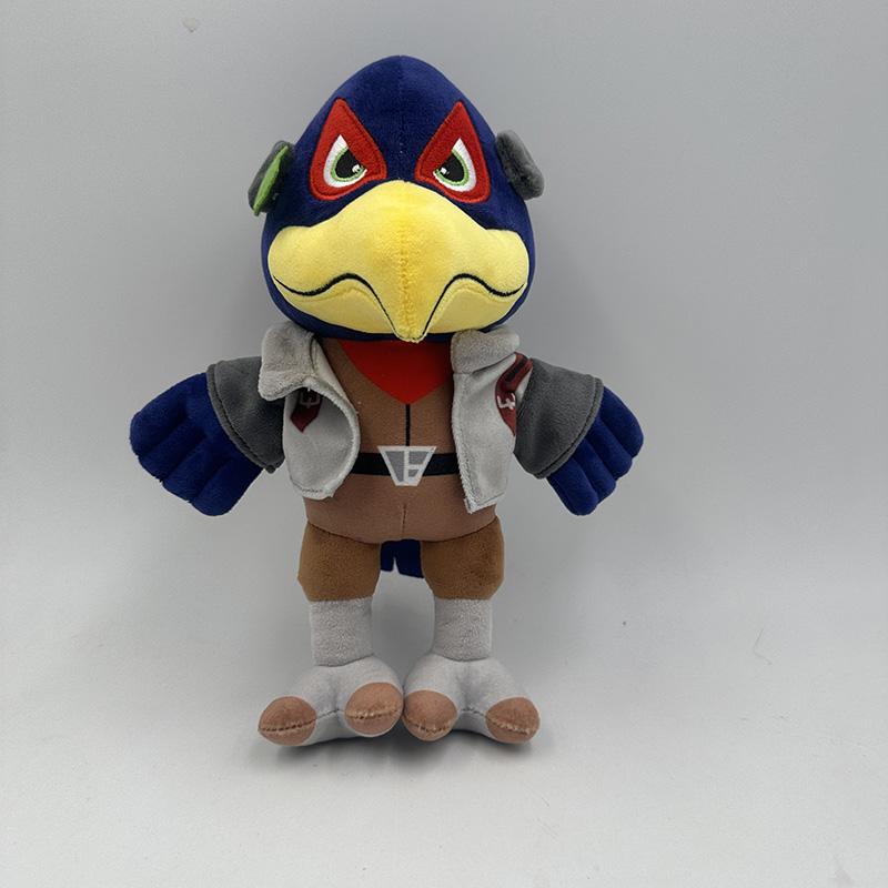 Star Fox Series Plush Toy - Soft Stuffed Figure Of Falco Peppy Slippy Cute Game-Themed Home Decor Birthday Gift For Fans