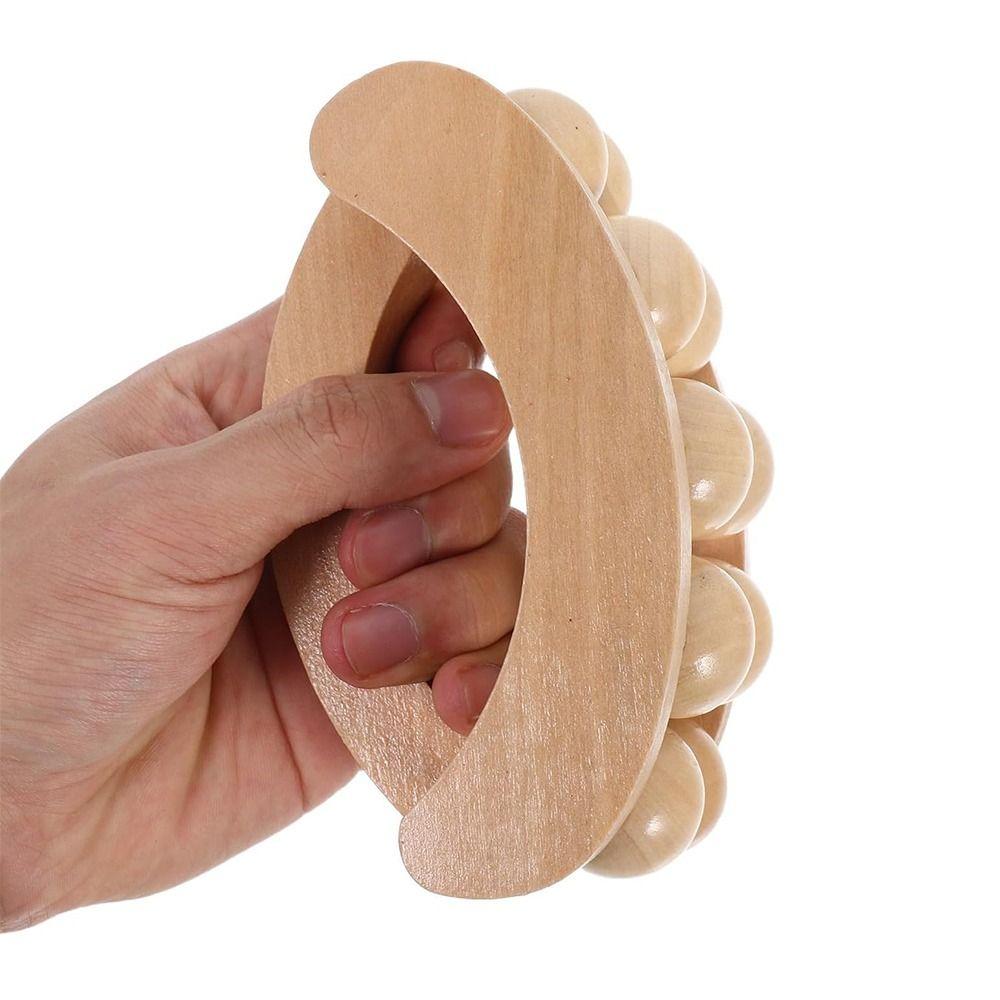 Wooden Wood Massage Roller Tool Natural Muscle Roller Massager Bodybuilding Equipment