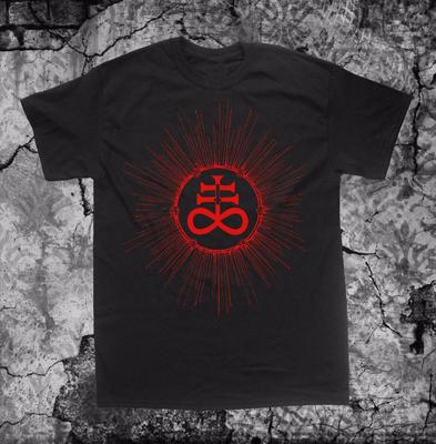 Léviathan Cross Punk occulte gothique Baphomet satanique chèvre crâne pentagramme unisexe T-shirts