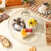 Practical Food Dust Cover Insect-proof Dish Cover Transparent Food Tent Food-grade Transparent Dustproof Cake Glass Lid Dome