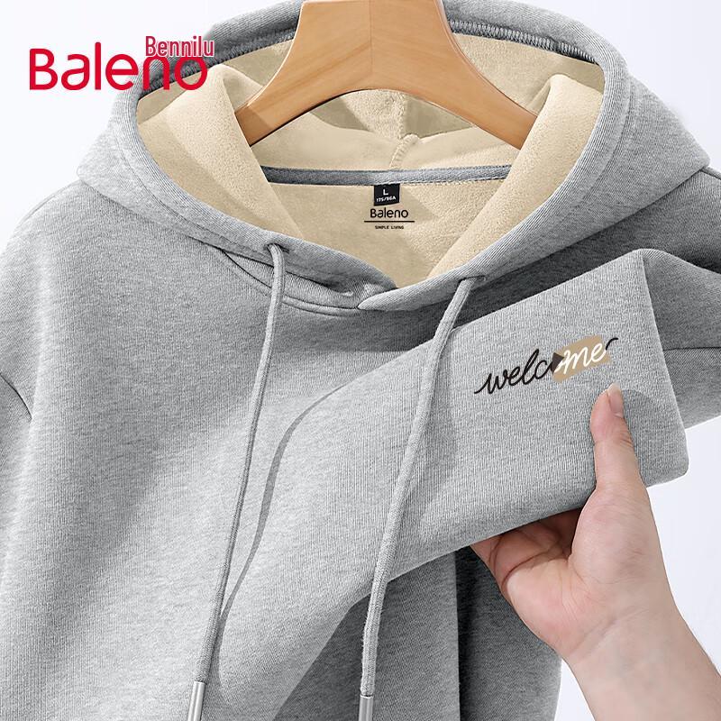 

Baleno Men s Heavyweight Fleece-Lined Hooded Sweatshirt