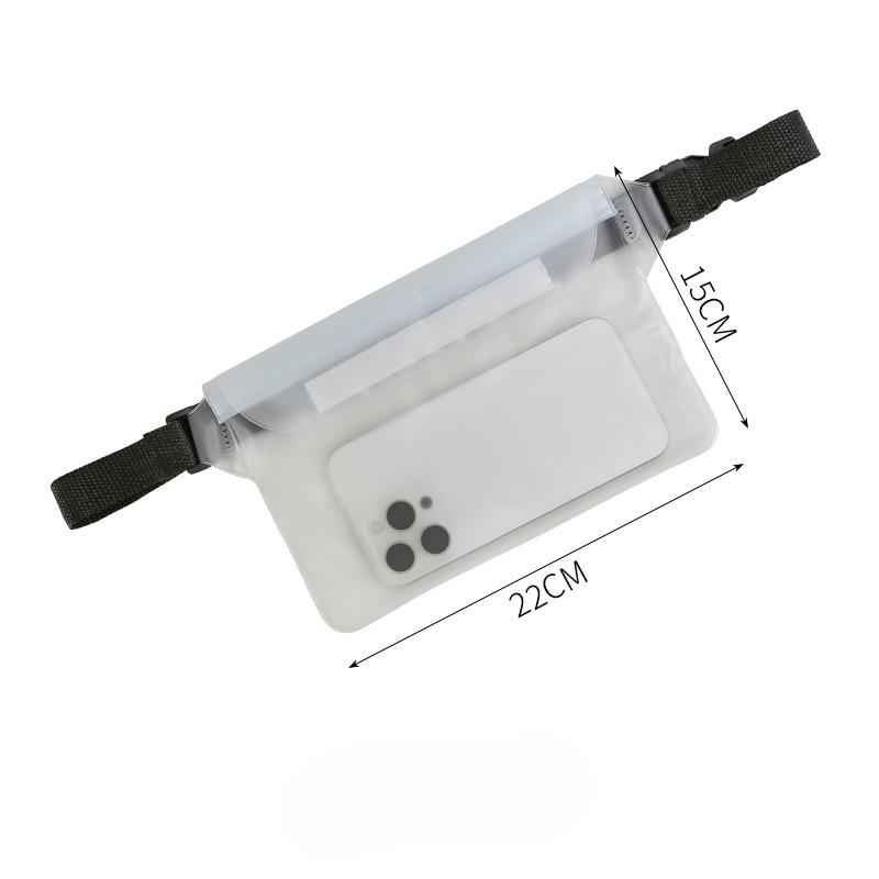 Waterproof Swimming Bag Large Waterproof Waist Pack Mobile Phone Camera Waterproof Bag Outdoor Sports Portable Storage Transparent Bag