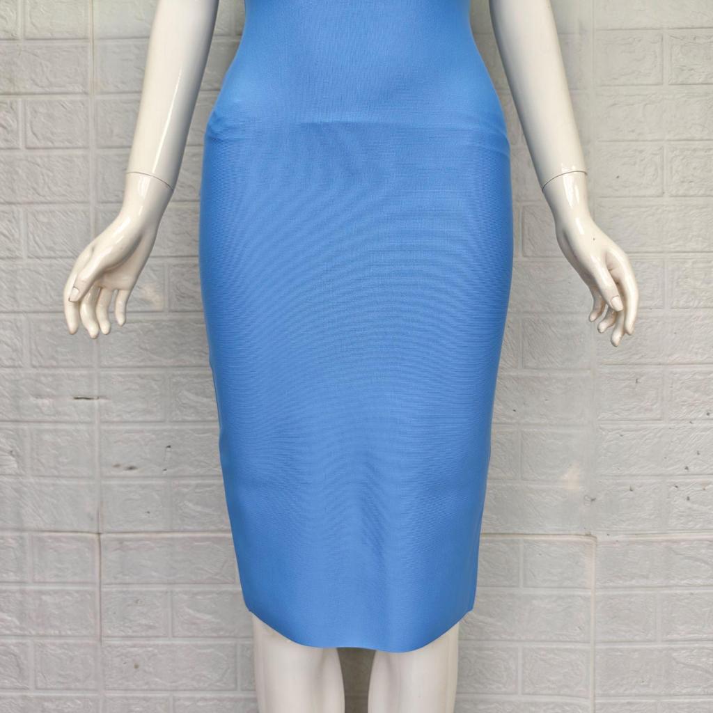 Elegant Rhinestone Bandage Evening Dress