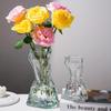Creative Slanted Neck Glass Vase for Home or Office Decor