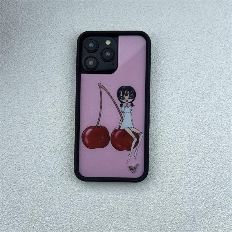 

Квітковий милий чохол для телефону з тваринами для iPhone16promax 15 Pro Max 16 14plus 13 12 17 мультяшний вишневий дельфін лебідь принт низ For iphone 16 promax