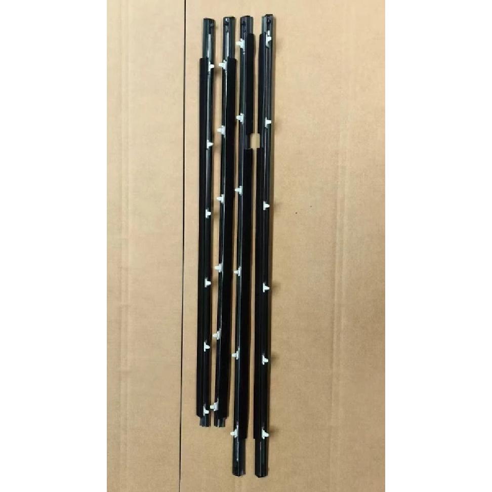 4 Pieces Black Window Glass Rubber for Hyundai Accent 2000-2005 Protector WeatherStrip Glass Seals 82210-25000 80cm 93cm