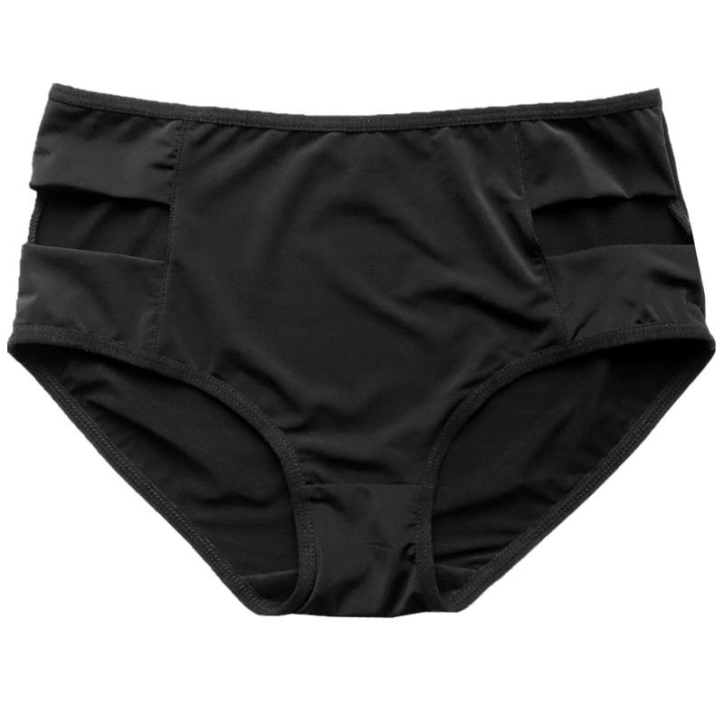 Didelio dydžio apatiniai drabužiai Tuščiavidurės Vidutinio juosmens Moteriškos kelnaitės Moteriškos ledo šilko Pakeliančios klubus Komfortiškos trumpikės