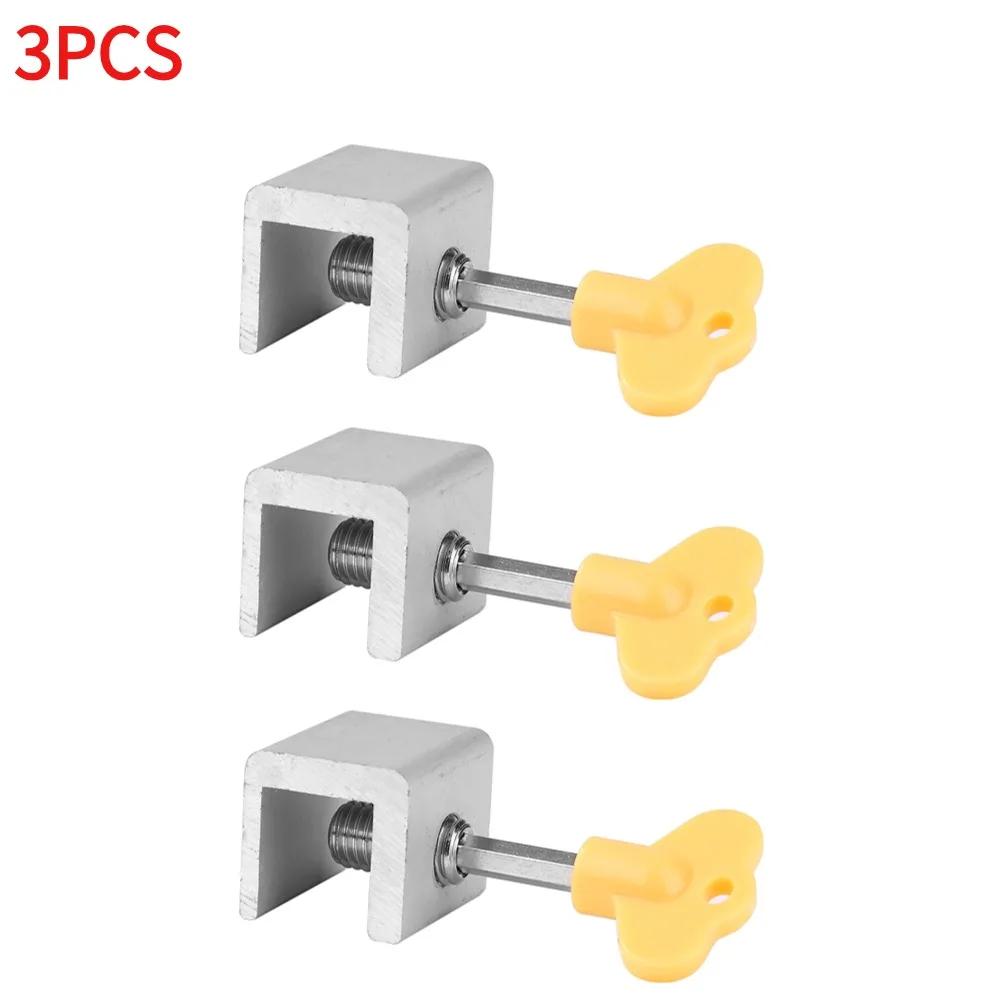 1-10PCS Adjustable Window Lock Stopper Safety Locks Restrictor for Baby Kids Non Punch Sliding Door Window Limit Lock Hardware