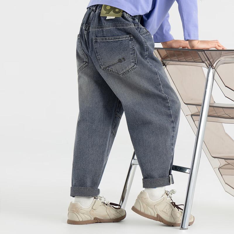 Boy's Loose Straight Fit Denim Jeans
