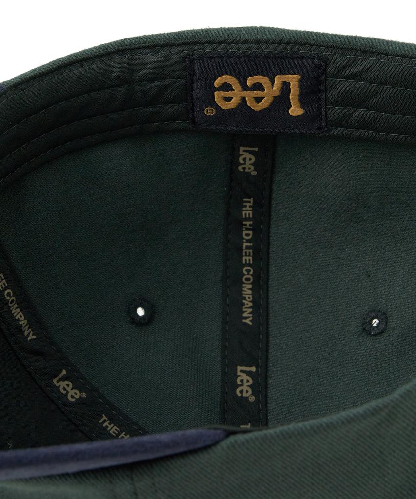 LEE Vintage Logo Suede Color Block Ball Cap Dark Fine