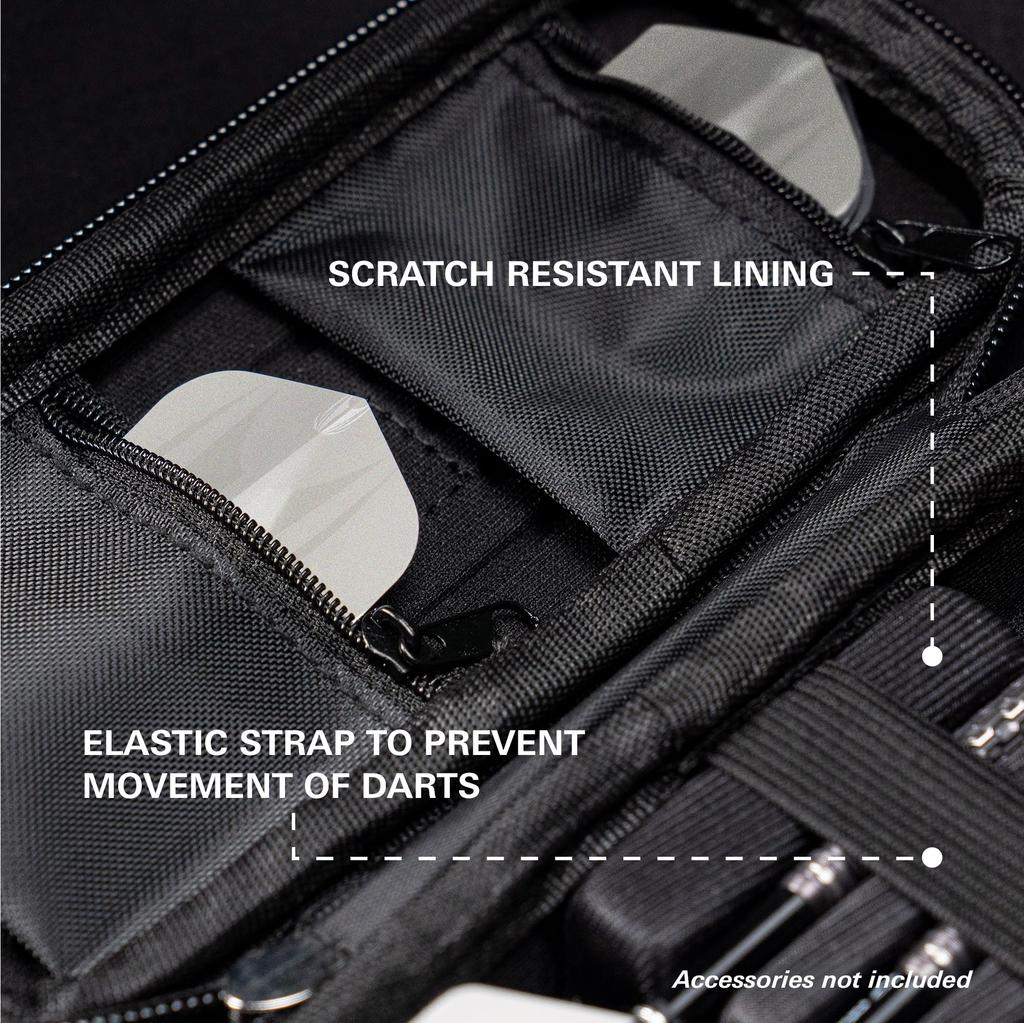 TARGET Darts TAKOMA WALLET (Dart Case) - Holds 3 darts and dart accessories (Black)