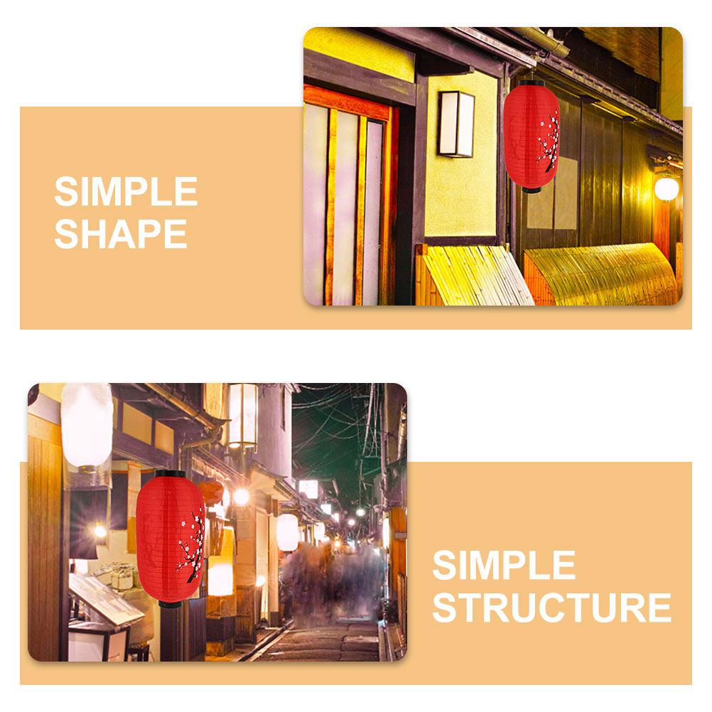 Japanese Lantern Durable Hanging Pattern Lantern Indoor Outdoor Decorative Lanterns for Restaurant Festival and Home