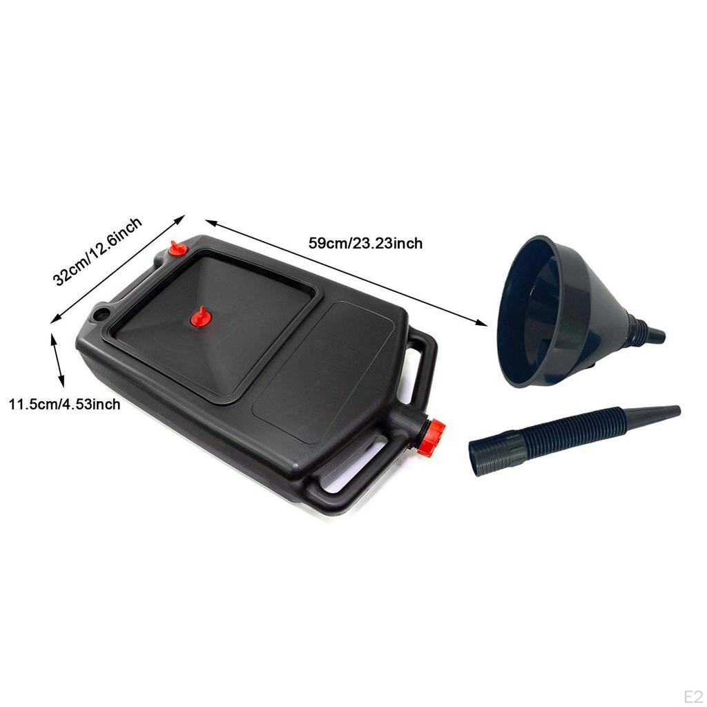 Recipiente para drenar aceite con orificio Tanque de depósito de recolección fácil de usar