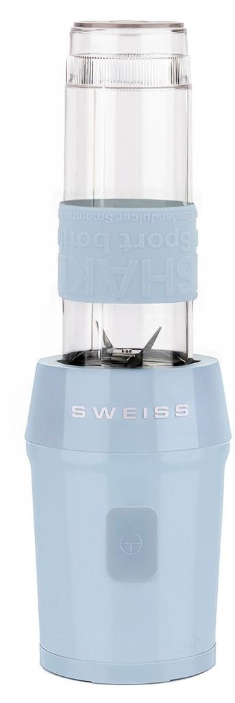 Mini-blender - SWEISS - MOOV6 - 300 W - 570 ml - 2 gourdes - Bleu