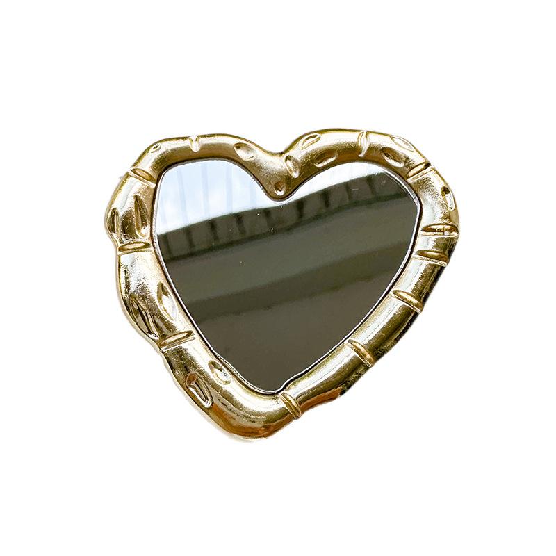 Electroplated Metal Lines, Love Mobile Phone, Airbag Bracket, Mirror Sticker, Portable Makeup Mirror, Portable For Watching Dramas