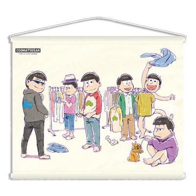 Sextuplets Getting 728mm Long X 515mm Wide Osomatsu-san Tapestry Ready! Ver.