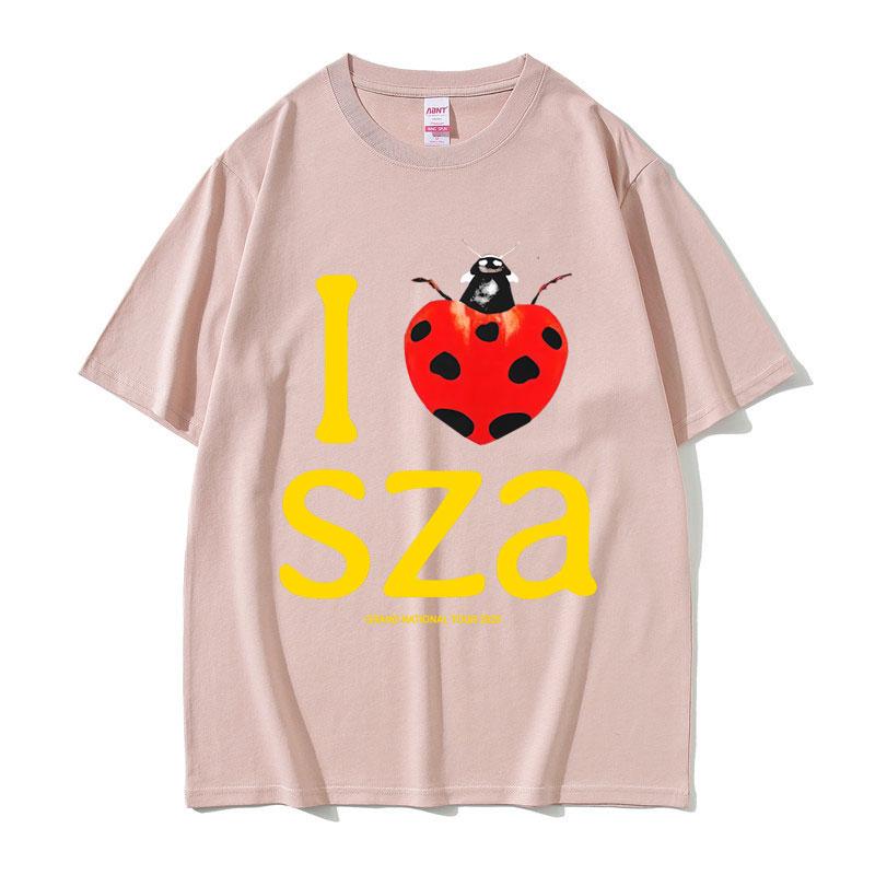 I Love SZA Grand National Tour 2025 Graphic Tshirt Unisex Women Hip Hop Oversized Tshirts Unisexs Casual Cotton Vintage T Shirts