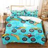 Colour Cartoon Monster Trucks DS Bedding Set Single Twin Full Queen King Size Bed Set Adult Kid Bedroom Duvetcover Sets Anime