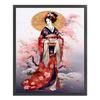 Geisha Full 11CT DIY Stamped Printed Cross-Stitch Kits for Beginners Adults Home Decor Cross Stitch Art and Crafts Kits 40x50cm