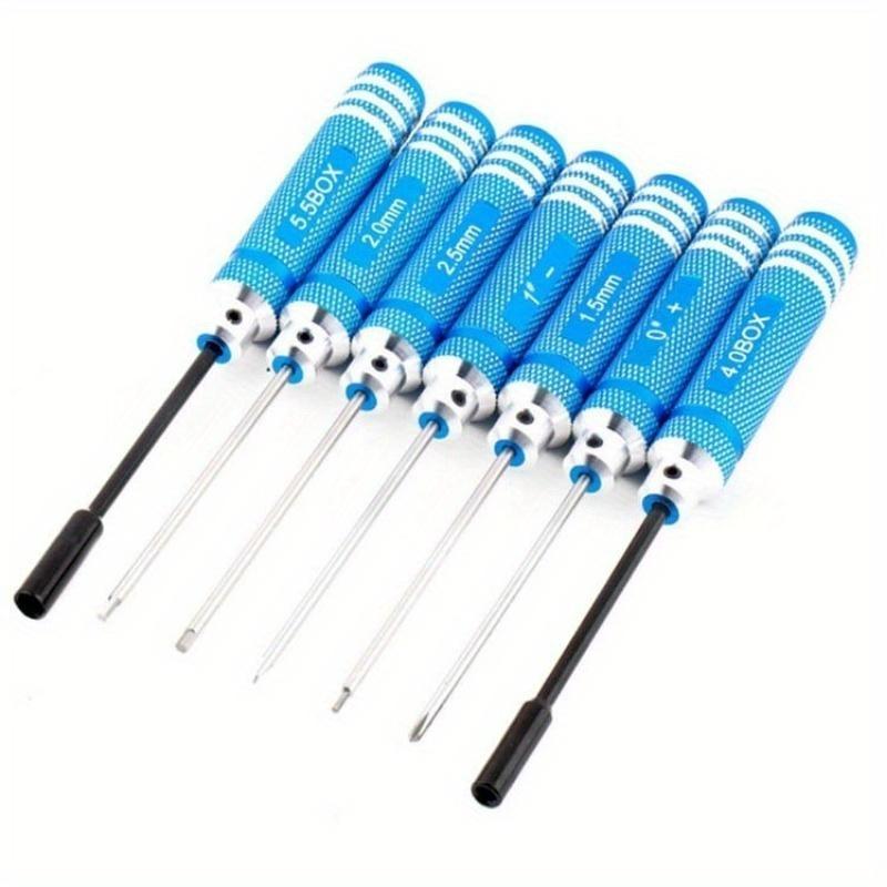 10 Piece Aviation Model Tool Kit Hexagonal 1.5 2.0 Cross Shaped 4.0, 5.5 Socket